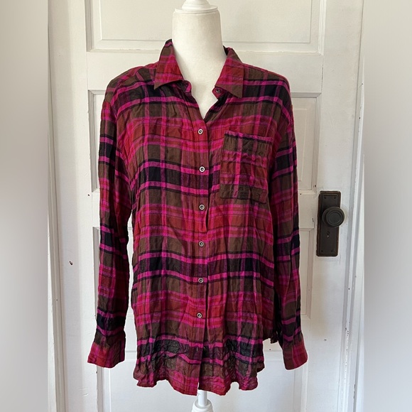 Jane and Delancey | Plaid Shirt - Picture 1 of 7